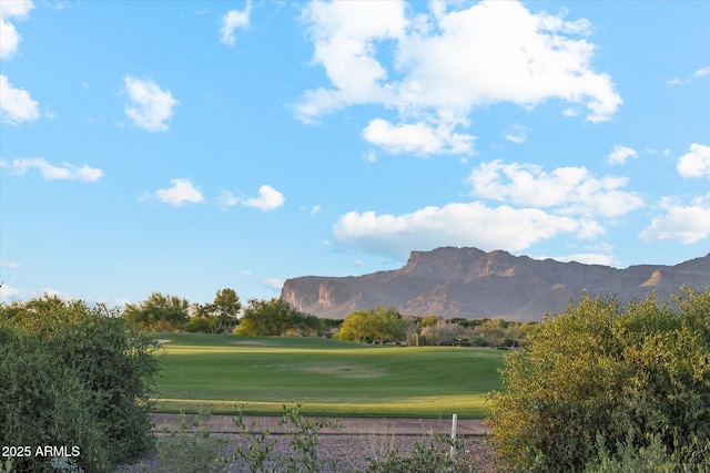 7846 E Wilderness Trl, Gold Canyon, AZ 85118 - view of mountain background with a local golf course