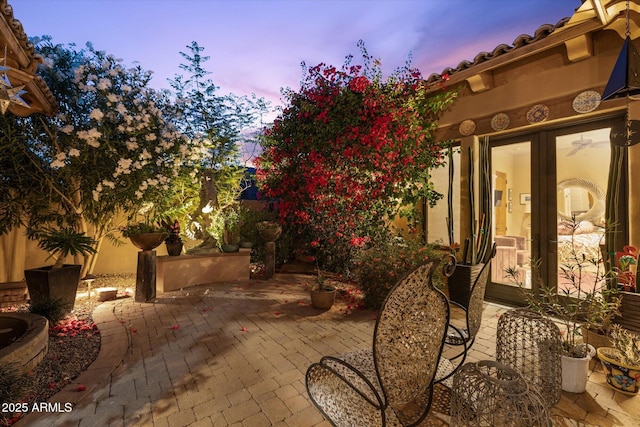 7846 E Wilderness Trl, Gold Canyon, AZ 85118 - view of patio / terrace with french doors