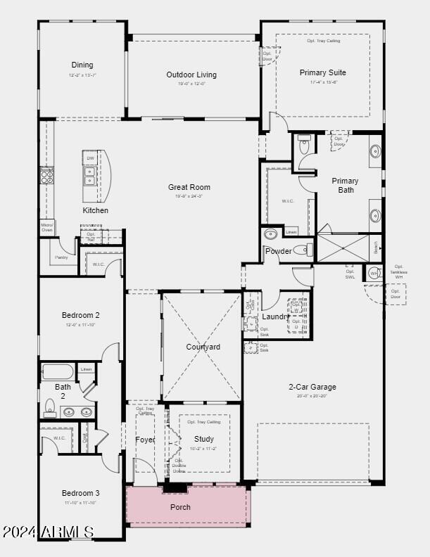 16994 W Canterbury Dr, Surprise, AZ 85388 - property floor plan
