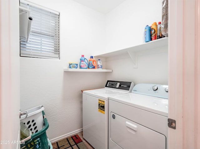 19403 E Arrowhead Trl, Queen Creek, AZ 85142 - washroom with independent washer and dryer and baseboards