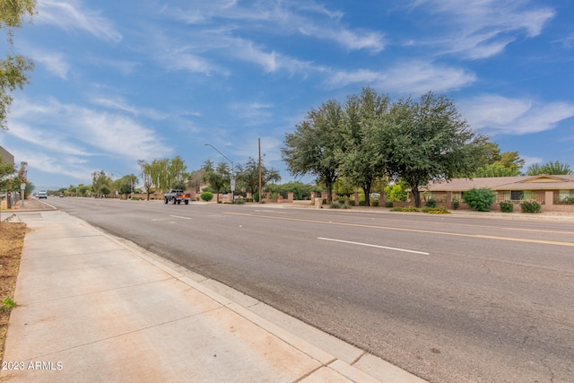 view of street