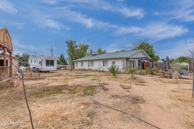 view of back of property