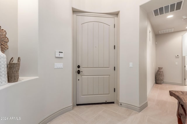 view of entrance foyer