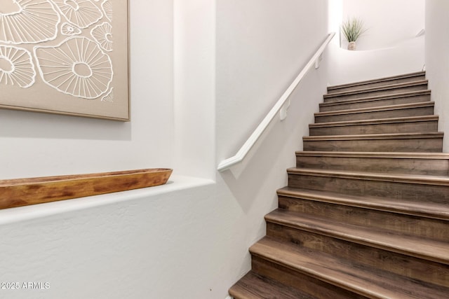 view of stairway