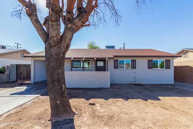 view of ranch-style house