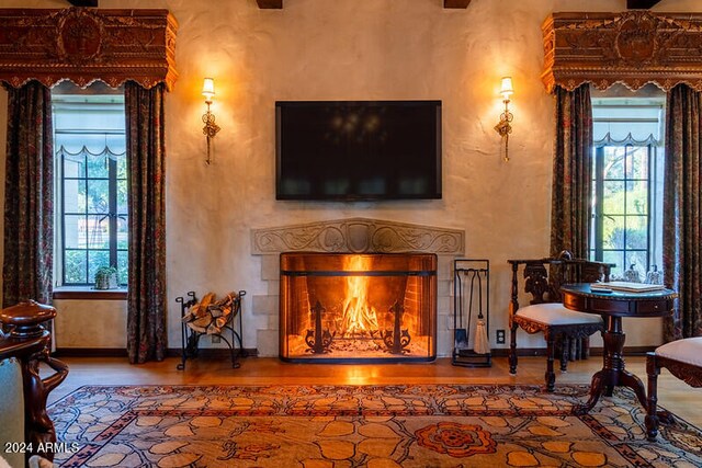 view of sitting room