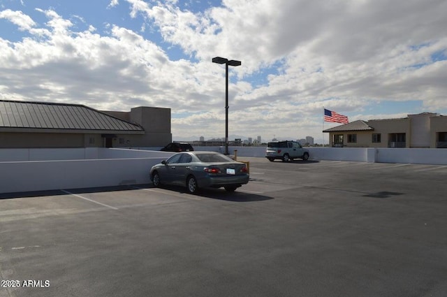 view of car parking