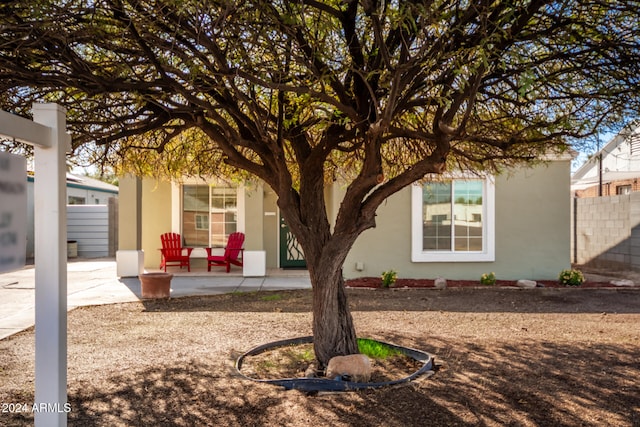 exterior space with a patio