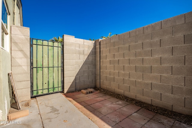 view of gate