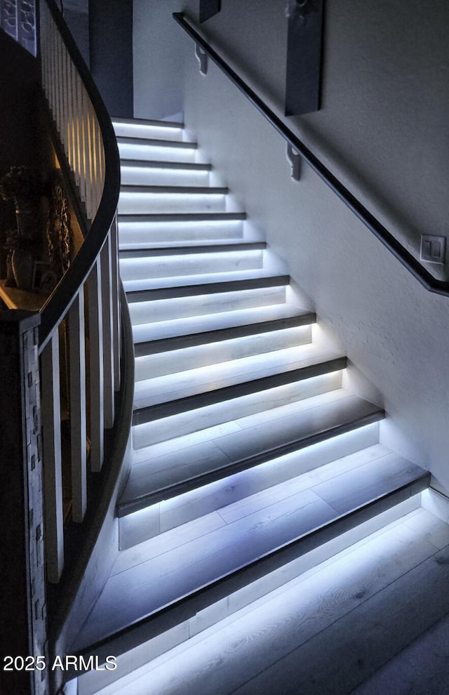 view of stairs