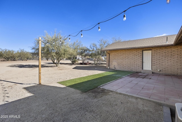 view of yard with a patio