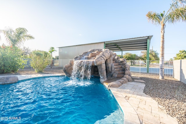 17824 E Chestnut Dr, Queen Creek, AZ 85142 - view of swimming pool featuring fence and a fenced in pool