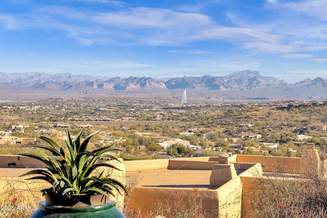 view of mountain feature