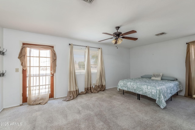 4114 E Muirwood Dr, Phoenix, AZ 85048 - bedroom featuring carpet and ceiling fan