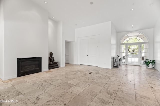 view of unfurnished living room