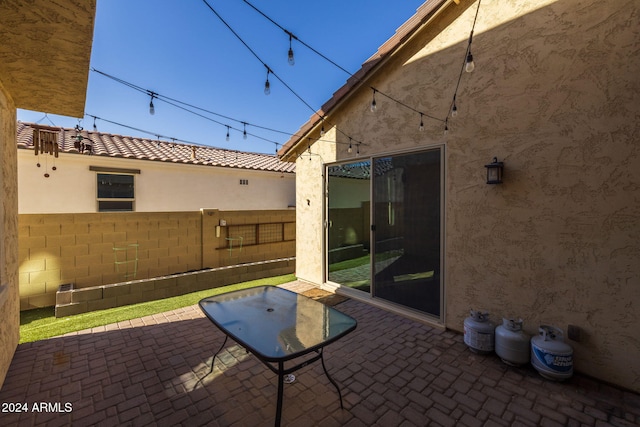 9645 E Theia Dr, Mesa, AZ 85212 - view of patio / terrace featuring fence
