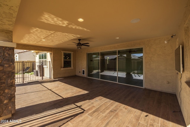 9645 E Theia Dr, Mesa, AZ 85212 - deck with ceiling fan