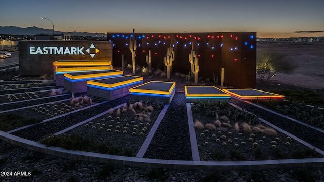 9645 E Theia Dr, Mesa, AZ 85212 - view of parking at dusk