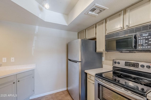 kitchen with stainless steel appliances