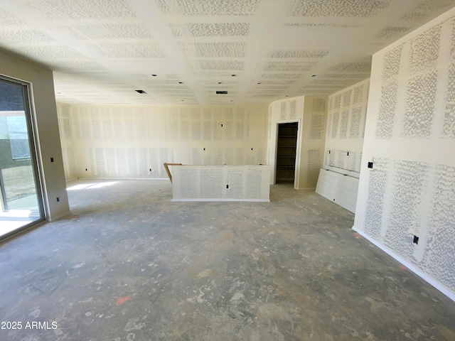 view of spare room