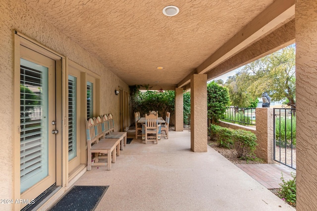 view of patio