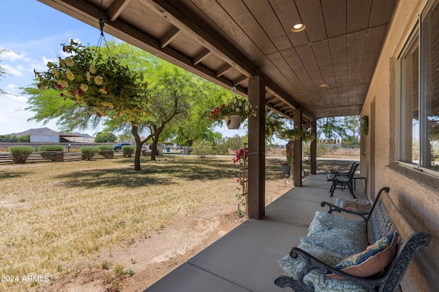 view of patio