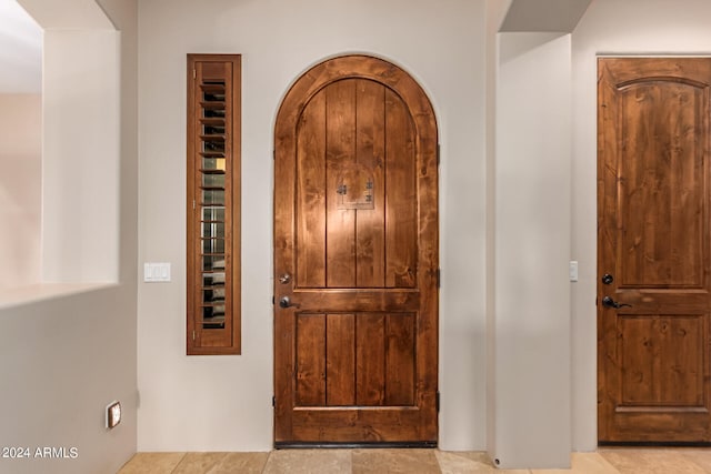 view of entrance foyer