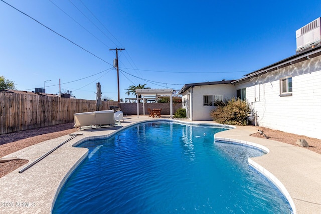 view of pool featuring a gazebo and a patio