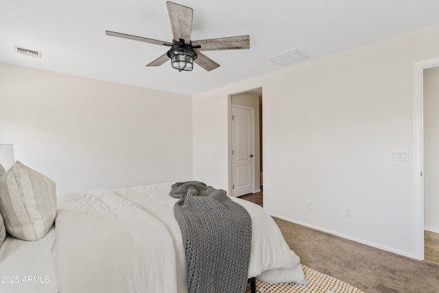 973 E Kelsi Ave, San Tan Valley, AZ 85140 - bedroom featuring baseboards, carpet floors, and ceiling fan