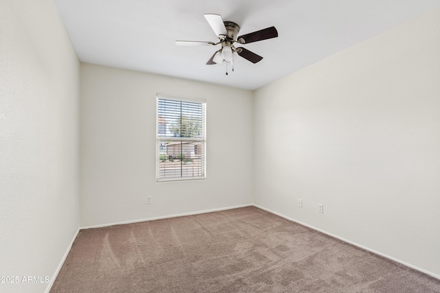 973 E Kelsi Ave, San Tan Valley, AZ 85140 - unfurnished room featuring carpet floors, a ceiling fan, and baseboards