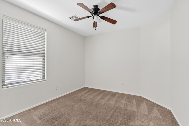 973 E Kelsi Ave, San Tan Valley, AZ 85140 - unfurnished room with carpet, a ceiling fan, and baseboards