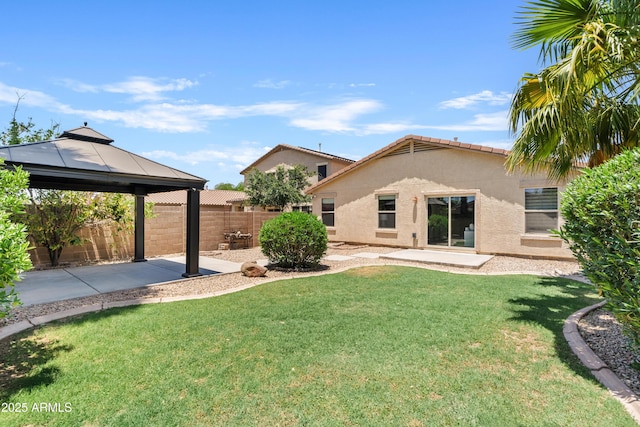 973 E Kelsi Ave, San Tan Valley, AZ 85140 - view of yard with a gazebo and a patio