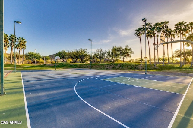 view of sport court