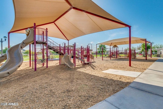 view of jungle gym