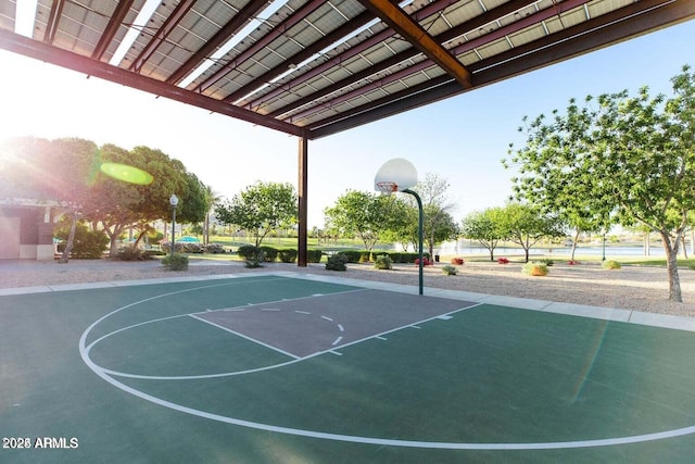 view of sport court