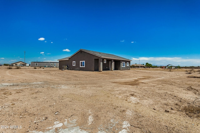 view of back of property