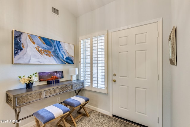 foyer featuring plenty of natural light