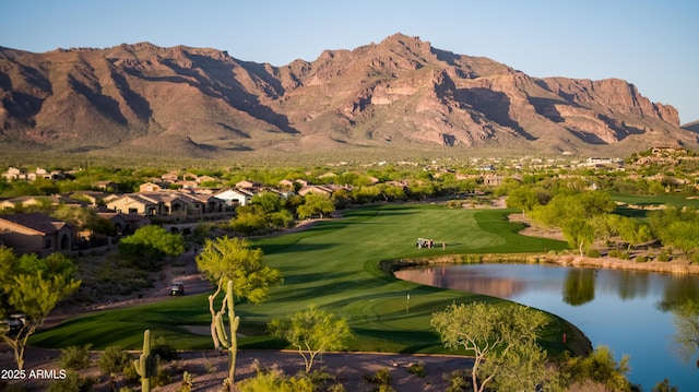 3205 S Ponderosa Dr, Gold Canyon, AZ 85118 - view of mountain feature with a water view, a residential view, and golf course view