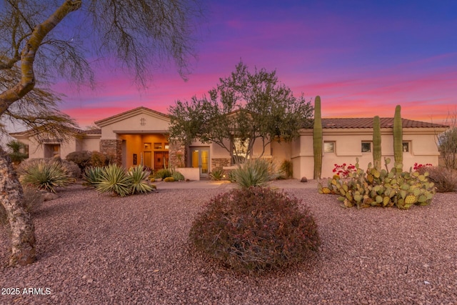 3205 S Ponderosa Dr, Gold Canyon, AZ 85118 - view of front of property featuring a tiled roof and stucco siding