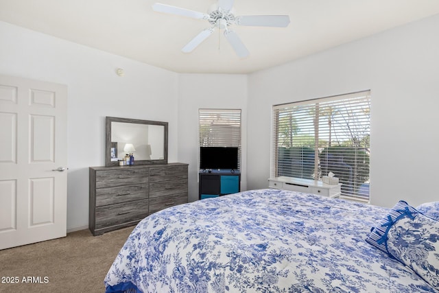 14000 N 94th St N Unit 1129, Scottsdale, AZ 85260 - bedroom with carpet flooring and a ceiling fan