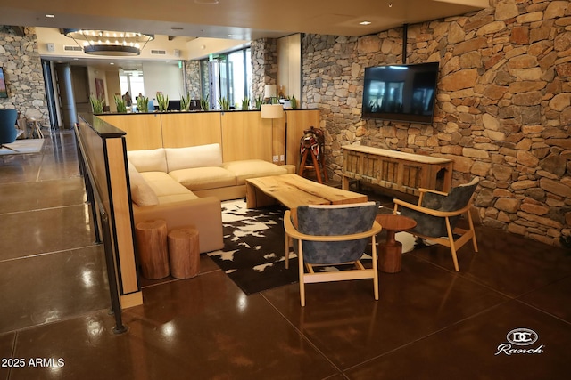 view of living area