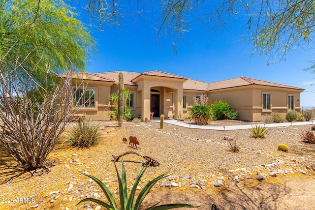 3614 W Phillips Rd, San Tan Valley, AZ 85144 - view of front of house featuring stucco siding and a tile roof