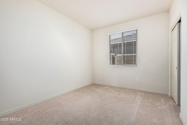 empty room with light carpet