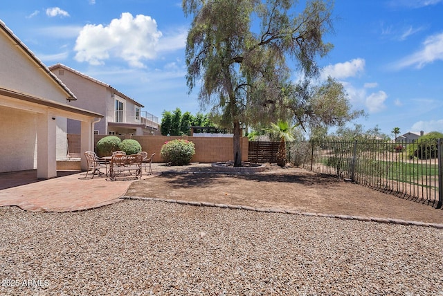 706 N El Dorado Dr, Gilbert, AZ 85233 - fenced backyard featuring a patio