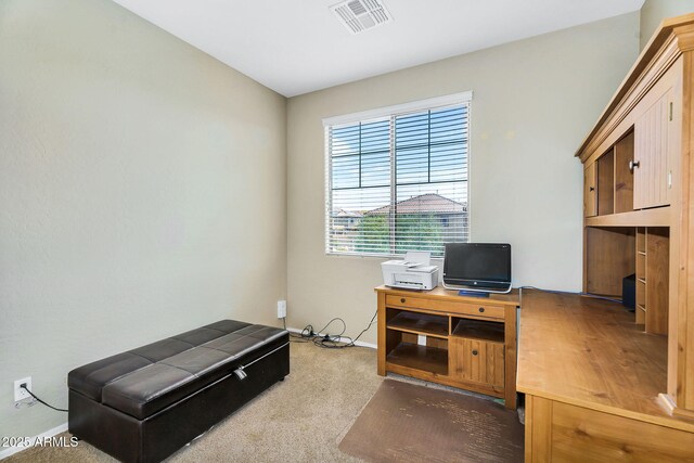 17012 S 27th Ln, Phoenix, AZ 85045 - office area featuring visible vents, baseboards, and carpet flooring