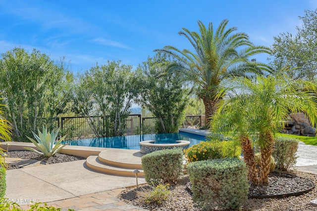 13621 E Aster Dr, Scottsdale, AZ 85259 - view of pool with fence