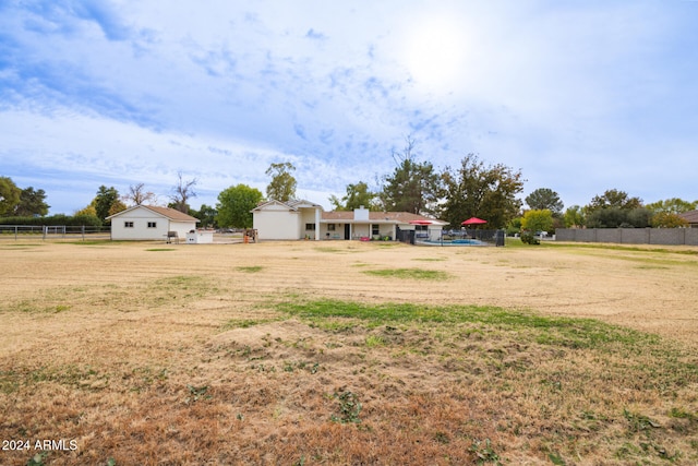 view of yard