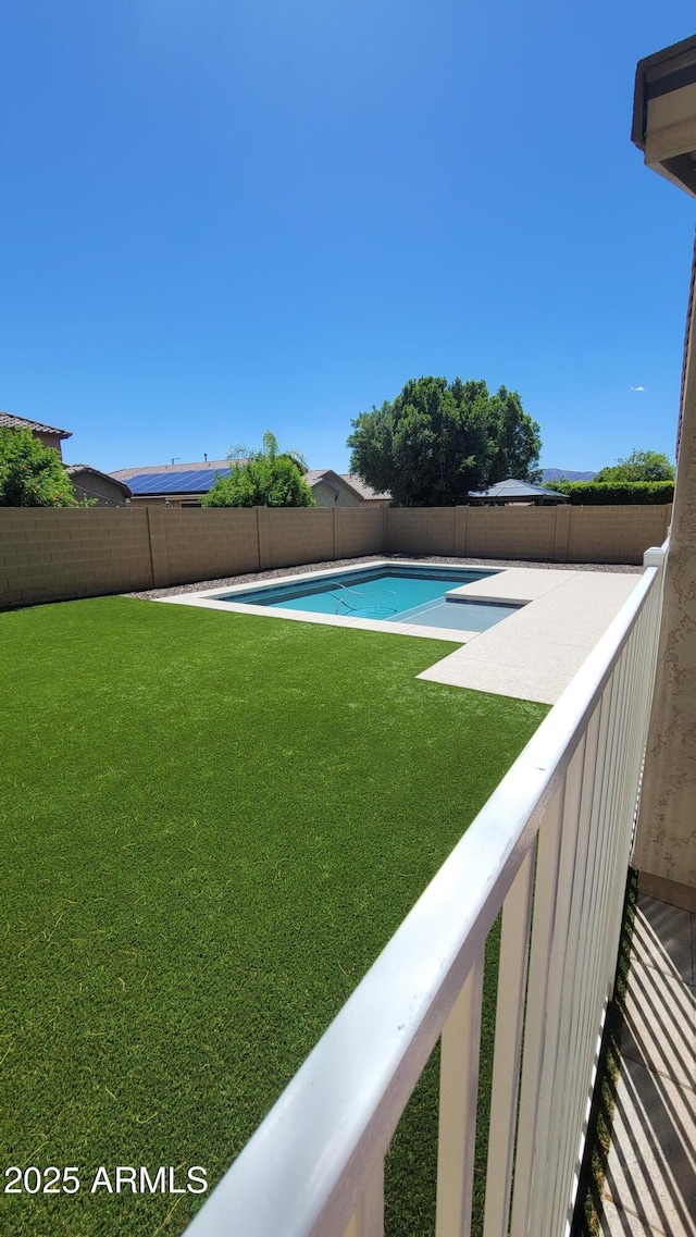 view of pool