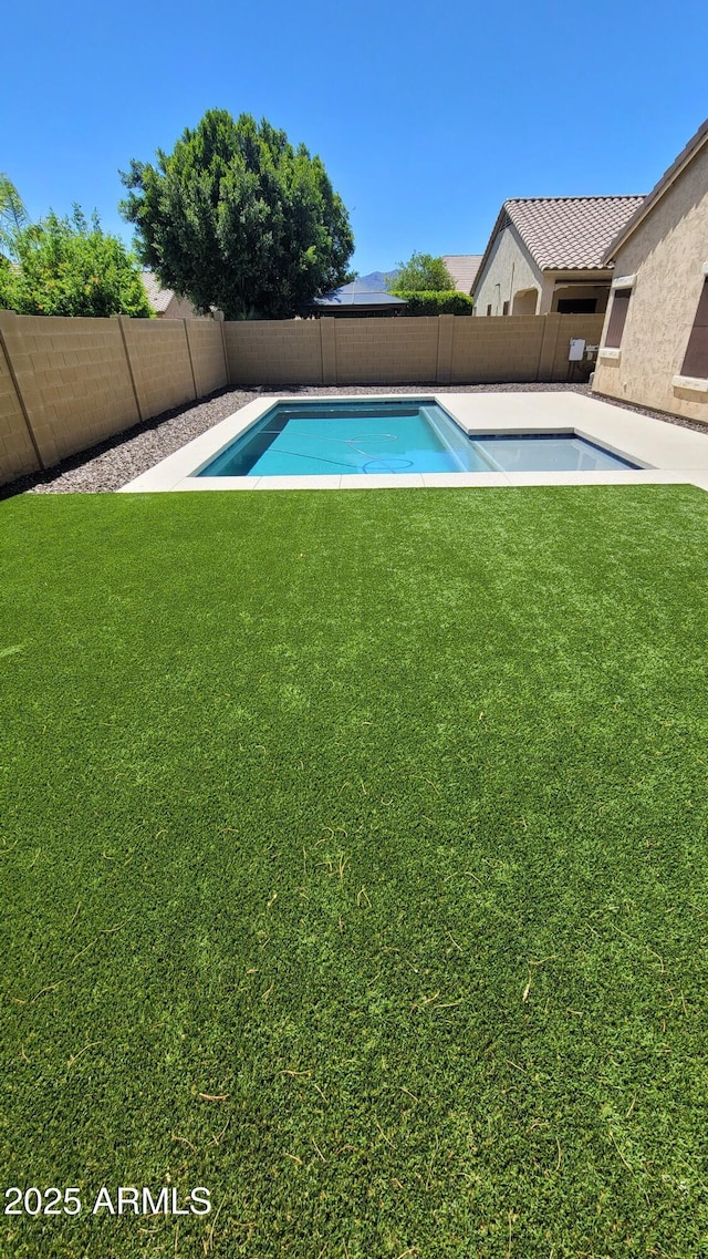 view of pool