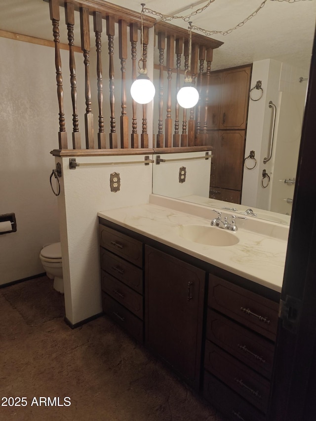 5463 E Roberts Dr, Globe, AZ 85501 - bathroom featuring vanity and toilet